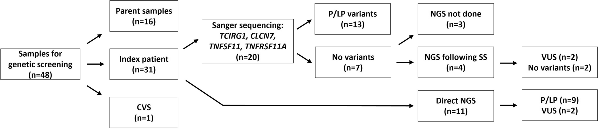 Molecular Heterogeneity of Osteopetrosis in India: Report of 17 Novel Variants