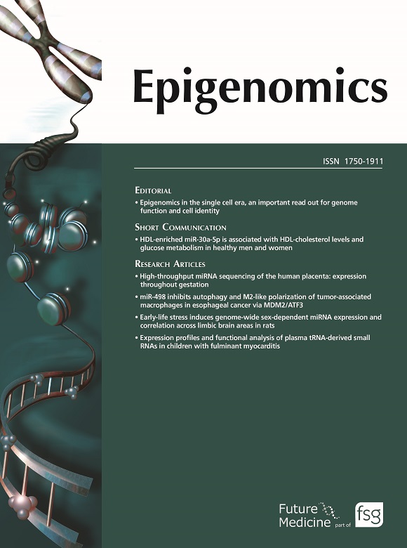 Integrated analysis of transcriptome and epigenome reveals ENSR00000272060 as a potential biomarker in gastric cancer