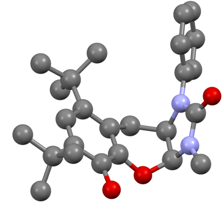 Synthesis of A New Imidazocoumarin by Reaction of 1-Methyl-3-phenyl-1,3-dihydro-2H-imidazol-2-one with 4,6-Di-tert-butyl-3-(methoxymethyl)benzene-1,2-diol