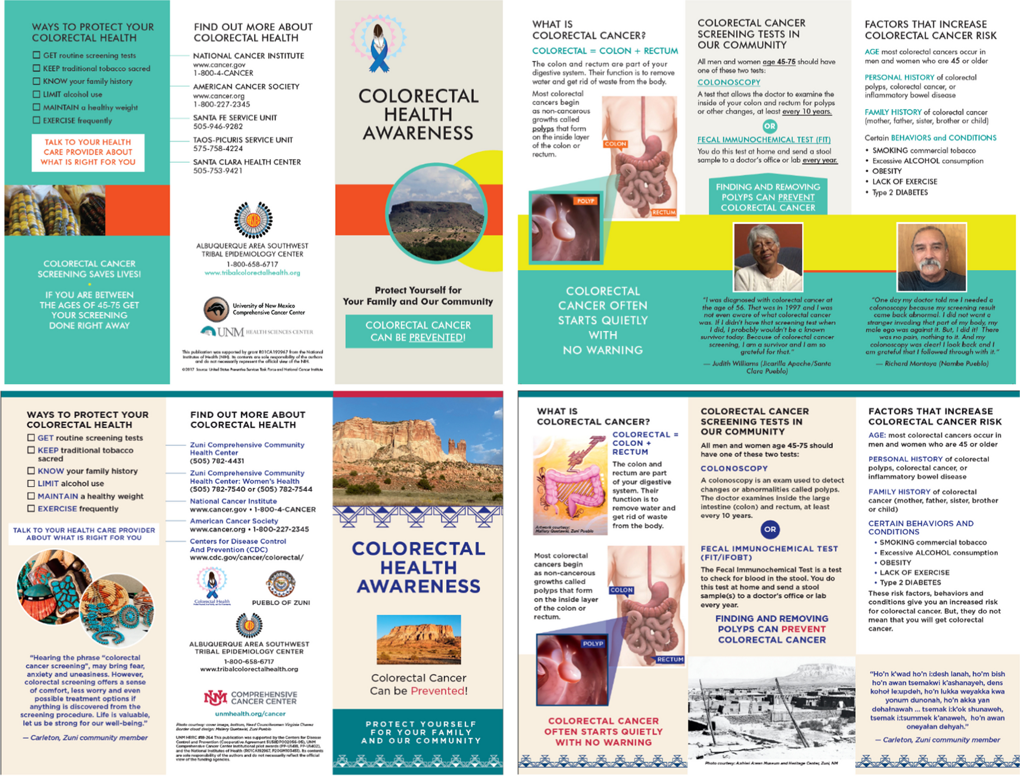 Using Community-Based Participatory Research Approaches to Inform Development of Culturally Appropriate Cancer Informational Materials for the Pueblo of Zuni