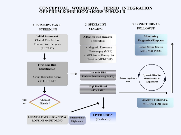 Integrated serum metabolomics and MRI biomarkers for MASLD: a practical framework for noninvasive staging and monitoring