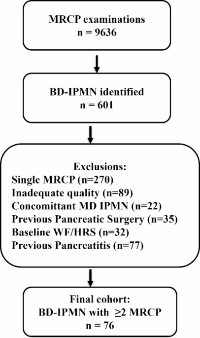 MRCP surveillance of low-risk branch-duct IPMNs: longitudinal size changes and clinical outcomes in a real-world cohort