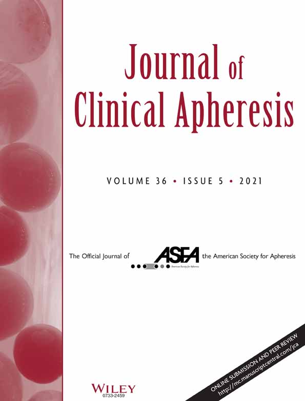 Tolerance and complications of therapeutic plasma exchange by centrifugation: A single center experience
