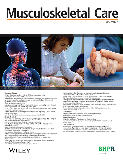 Are physiotherapists too bound to be boundary spanning?