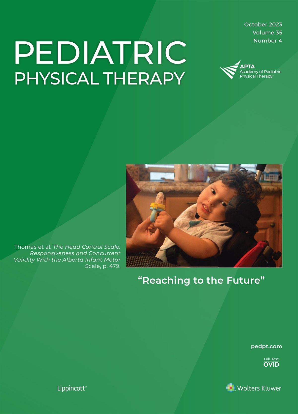 Commentary on “The Head Control Scale: Responsiveness and Concurrent Validity With the Alberta Infant Motor Scale”