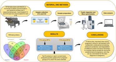Proteomics approach reveals urinary markers for early pregnancy diagnosis in buffaloes